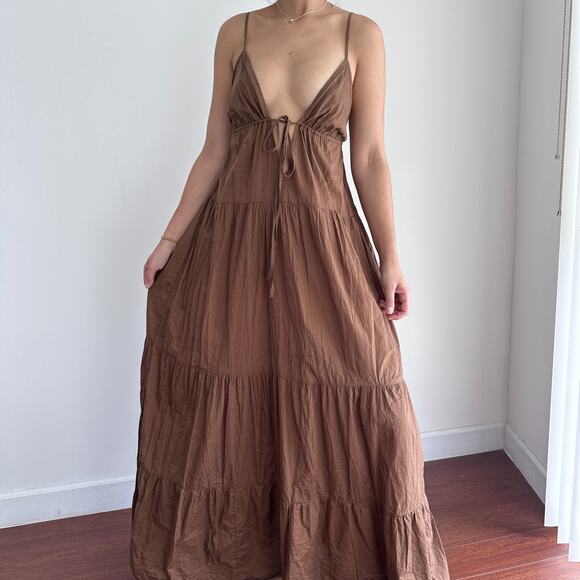 Mango Dresses & Skirts - Mango Dress Medium Tiered Cami Prairie Cottage Festival Model Off Duty Resort